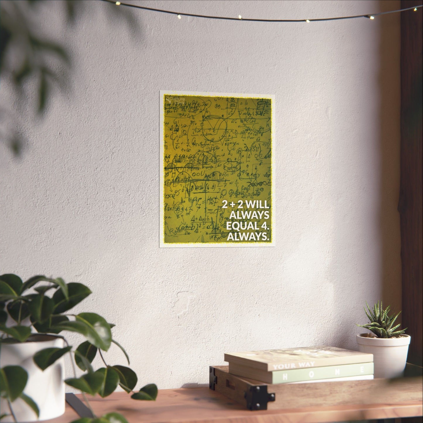 2+2=4 Objective Truth Art Print