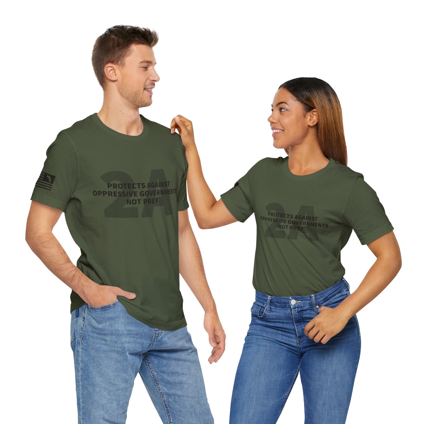 Unisex Jersey Tee: Stand Up for Freedom, Casual Wear, Activism Shirt, Gift for Patriots, Everyday Comfort