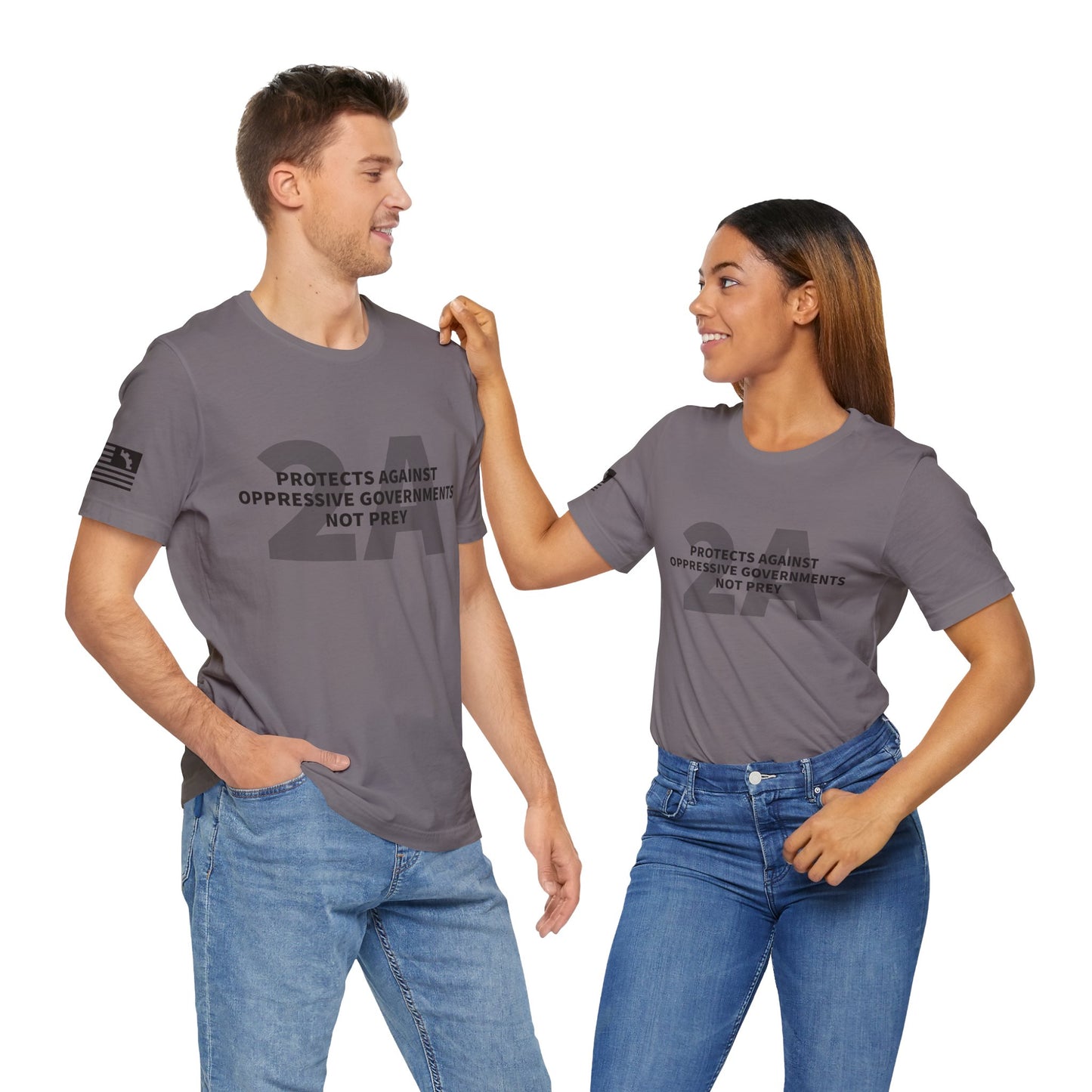 Unisex Jersey Tee: Stand Up for Freedom, Casual Wear, Activism Shirt, Gift for Patriots, Everyday Comfort