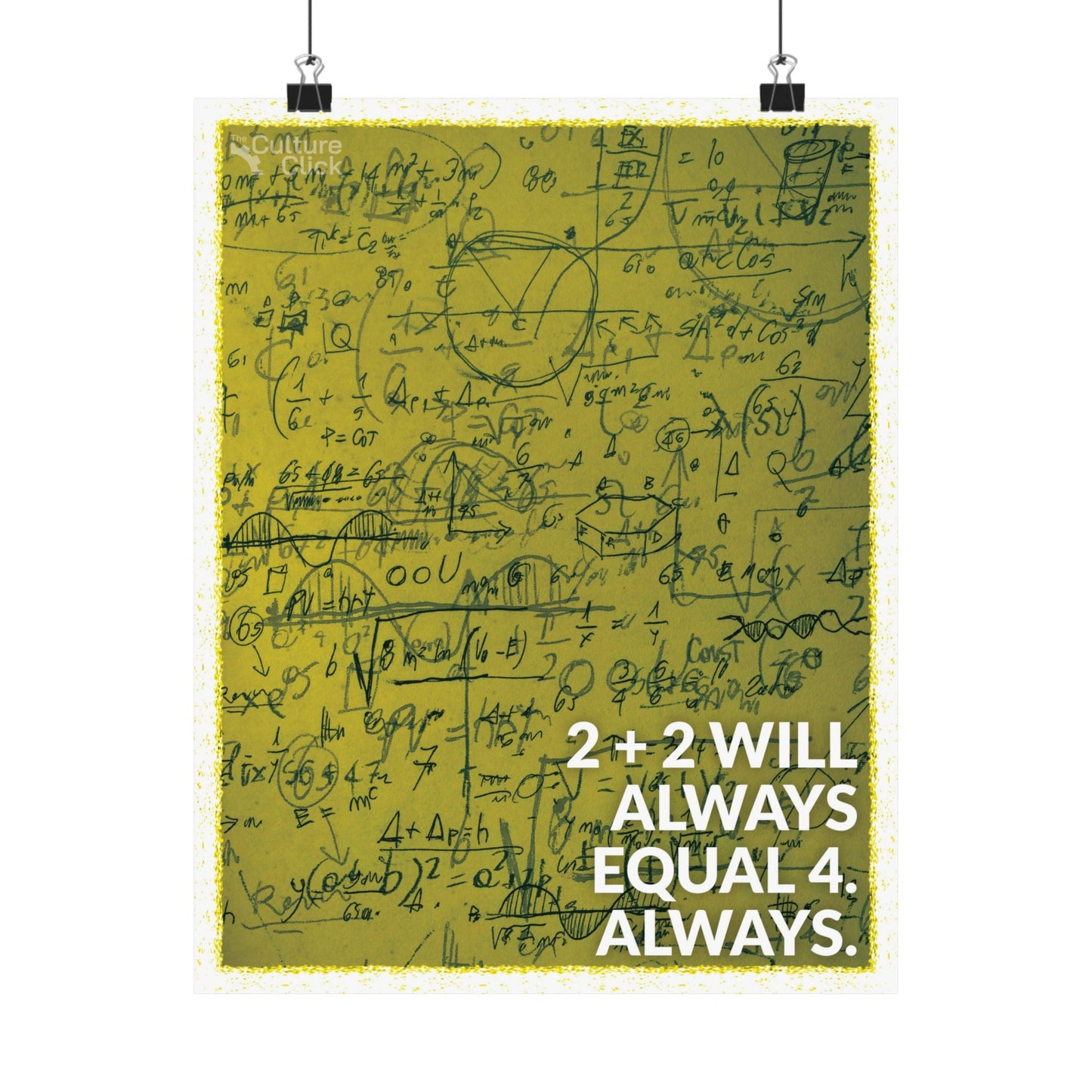 2+2=4 Objective Truth Art Print
